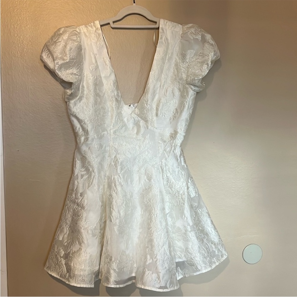 Showpo White Engagement Dress